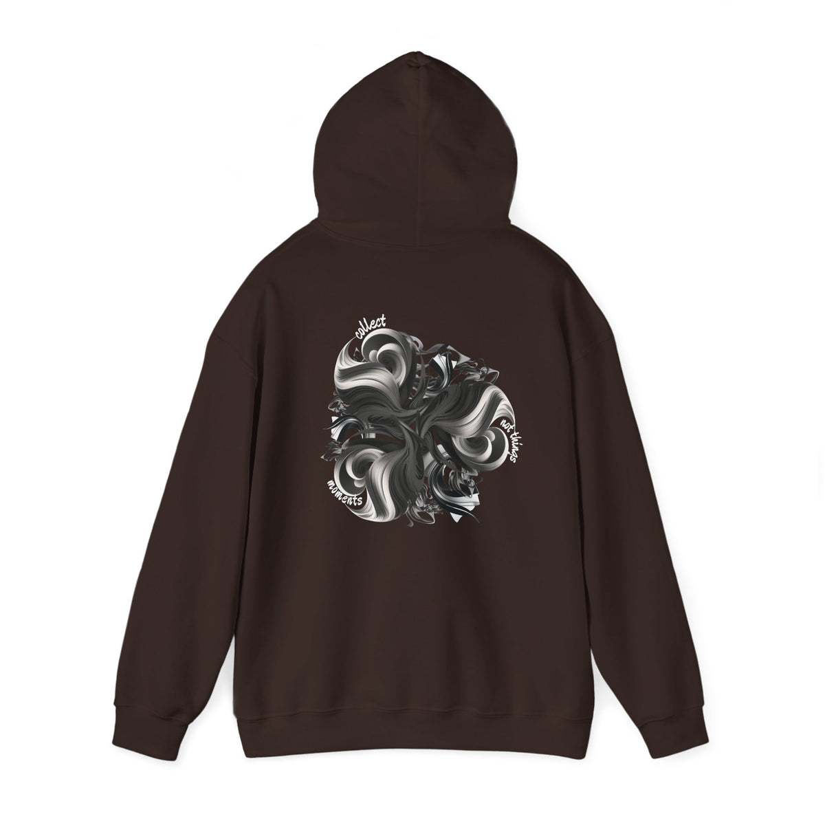 Collect moments not things (printed on back) - Modern Vibes - Unisex Heavy Blend™ Hooded Sweatshirt