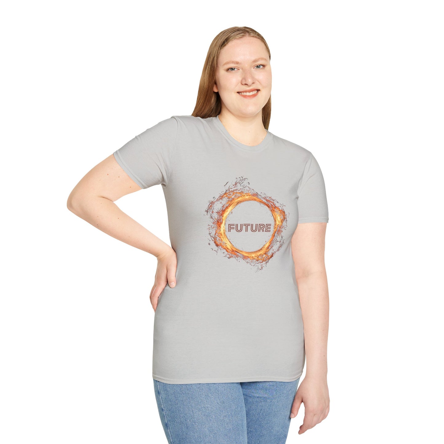 Future (flame) - Unisex Softstyle T-Shirt