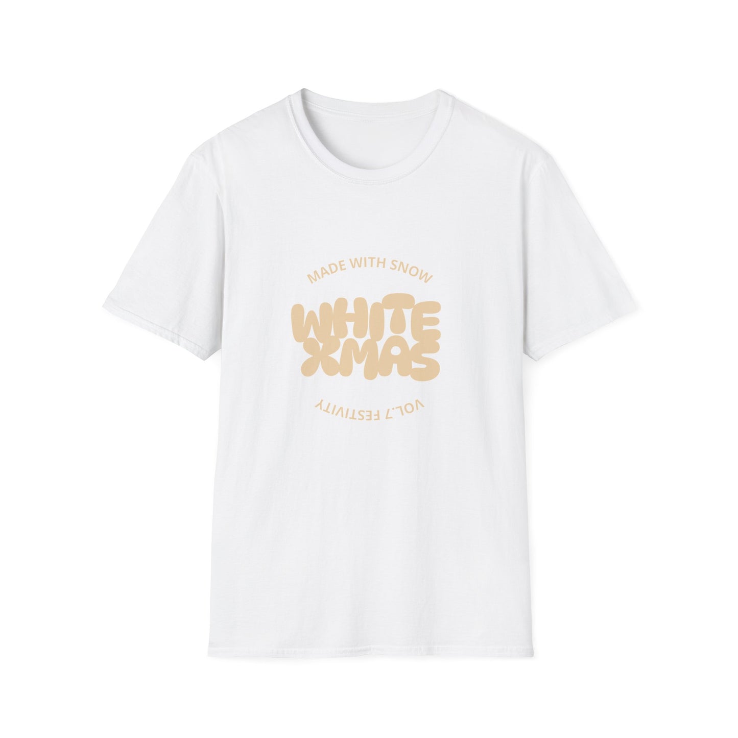 White Xmas - Unisex Softstyle T-Shirt