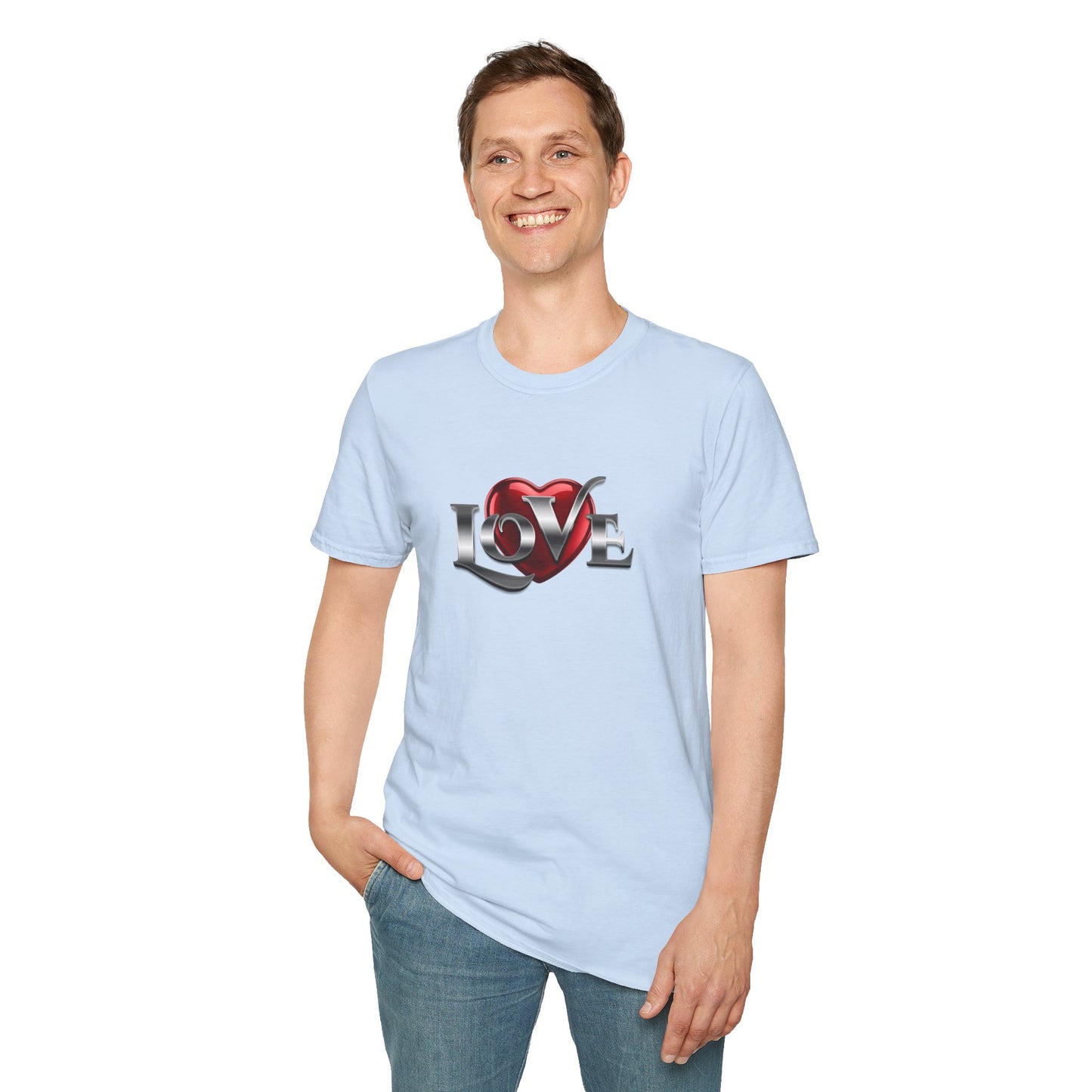 Silver Love - Unisex Softstyle T-Shirt