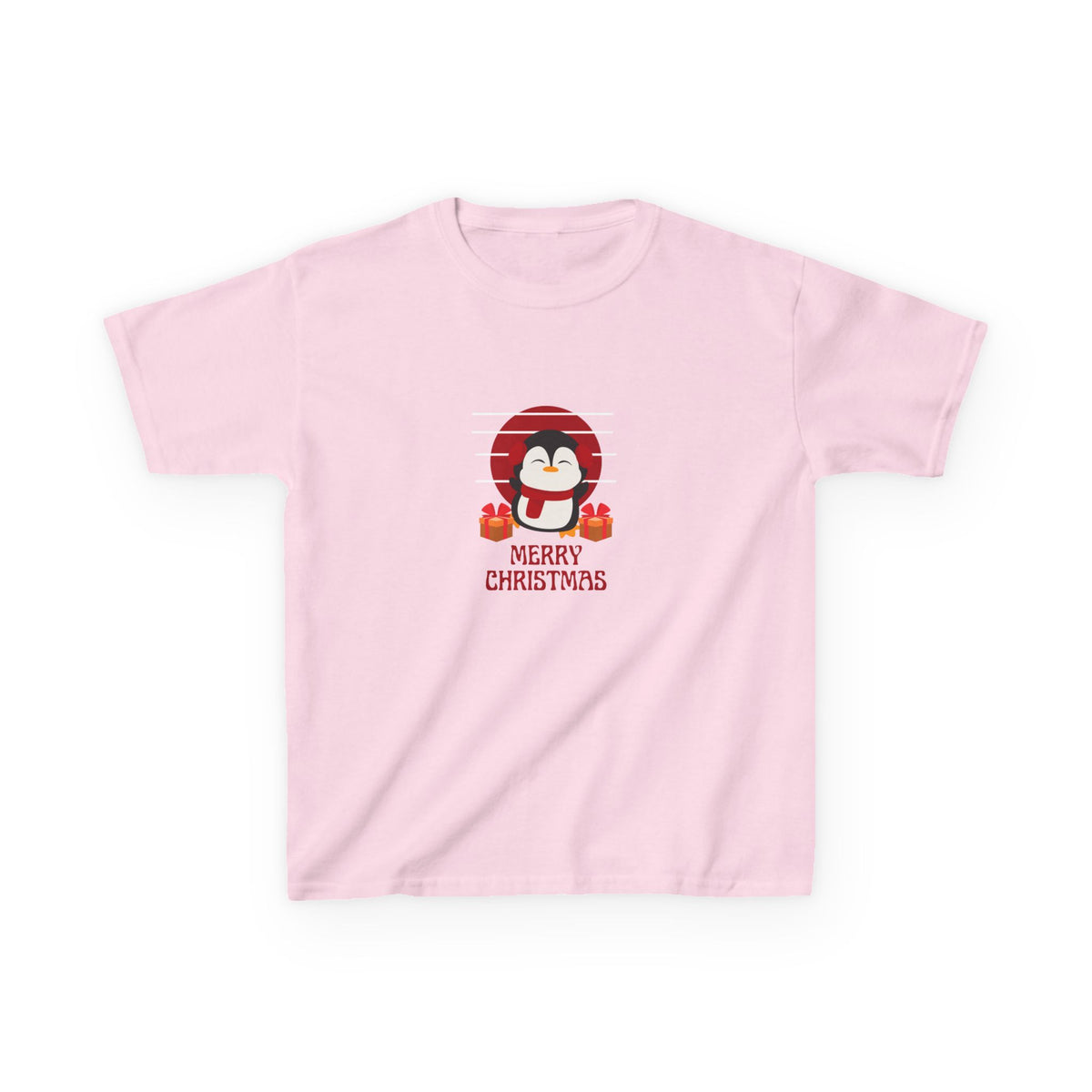 Merry Penguin - Youth/Kids Heavy Cotton Tee