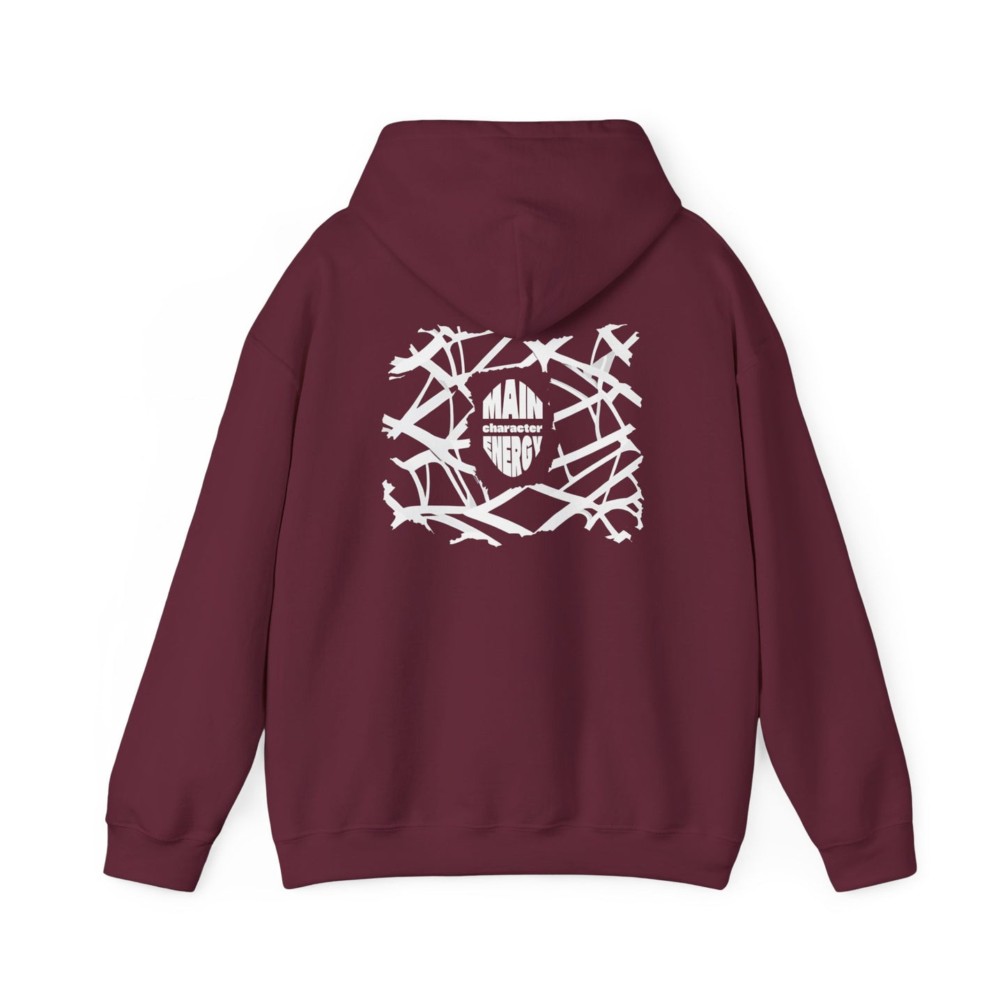 Main Character Energy (printed on back) - Modern Vibes - Unisex Heavy Blend™ Hooded Sweatshirt