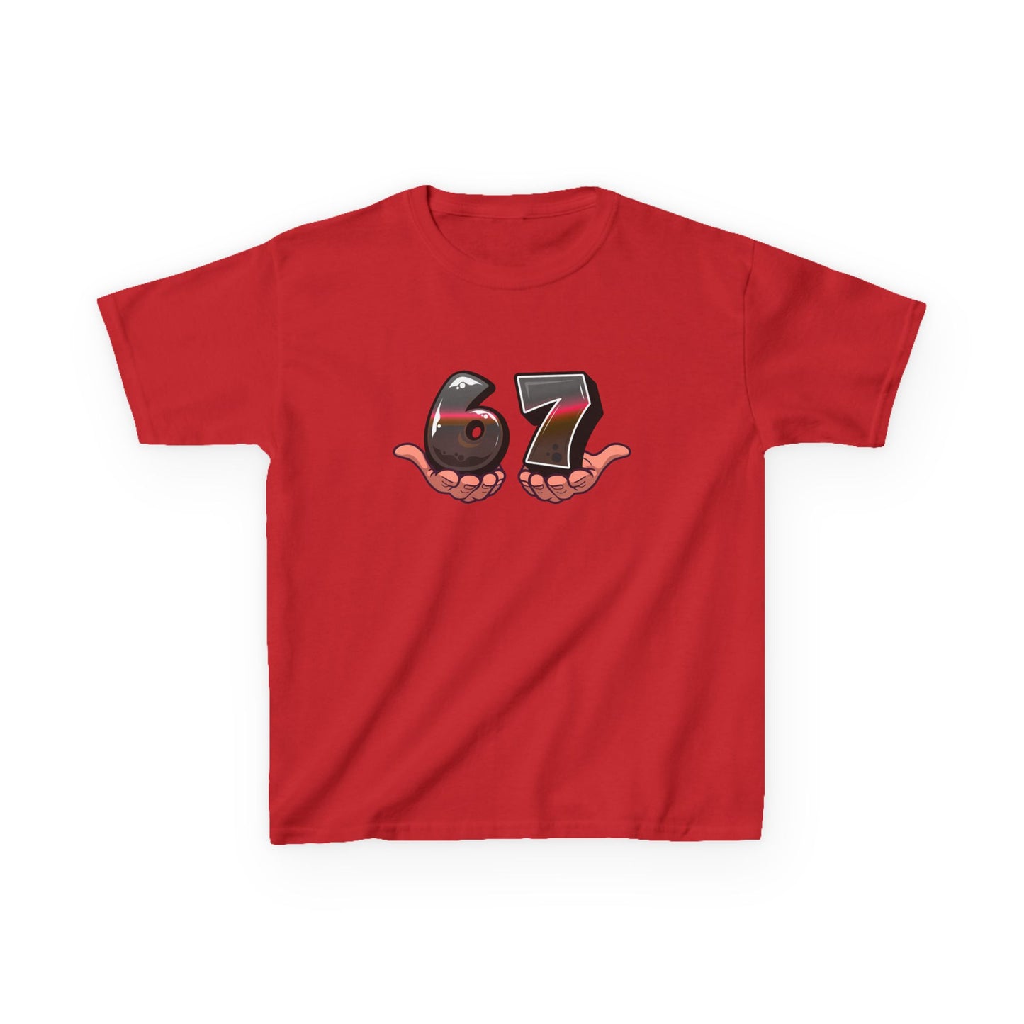 6-7 (black) - Youth / Kids Heavy Cotton™ Tee