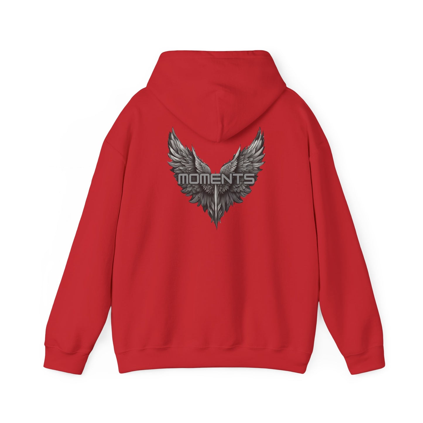 Moments (printed on back) - Statement Graphic - Unisex Heavy Blend™ Hooded Sweatshirt