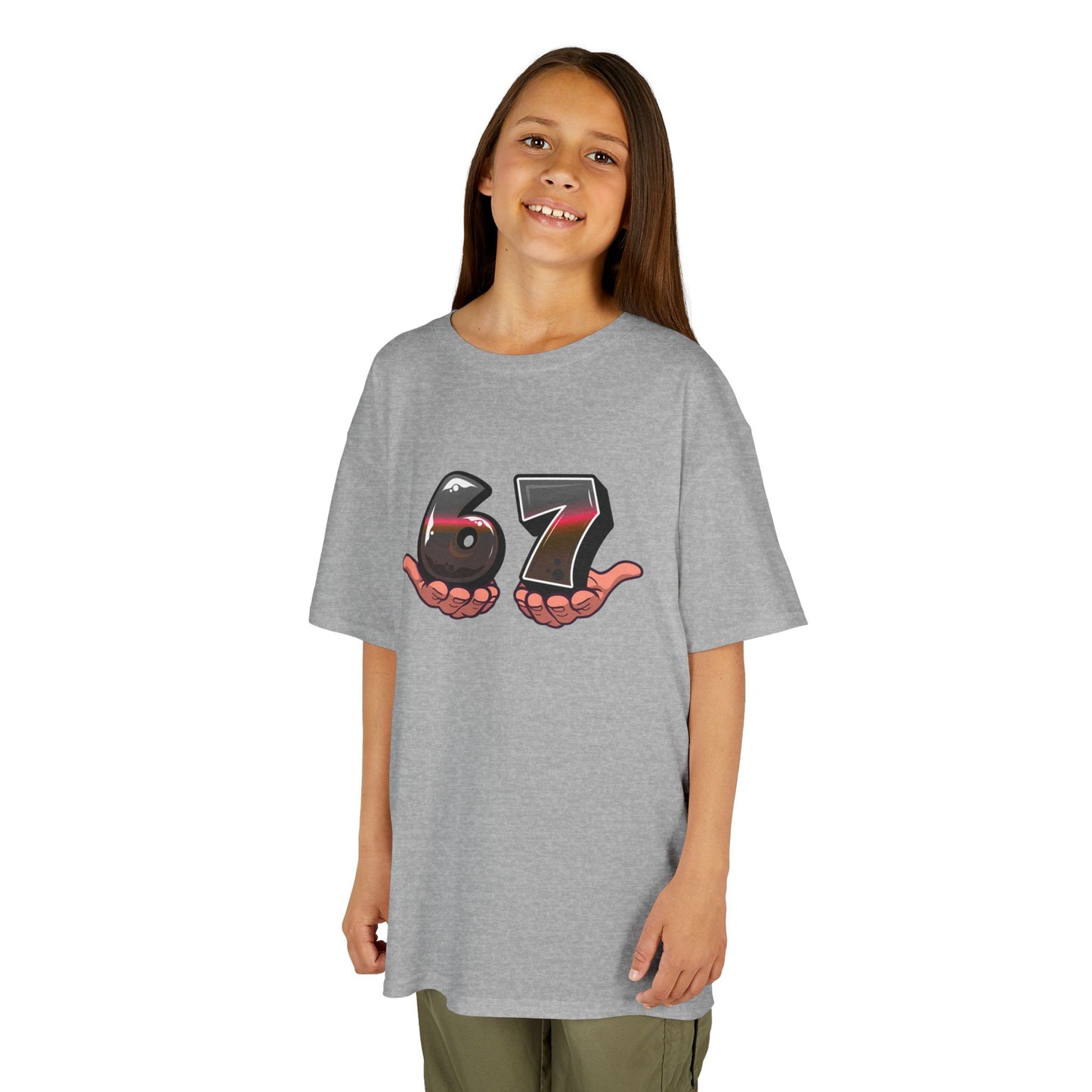 6-7 (black) - Youth / Kids Heavy Cotton™ Tee