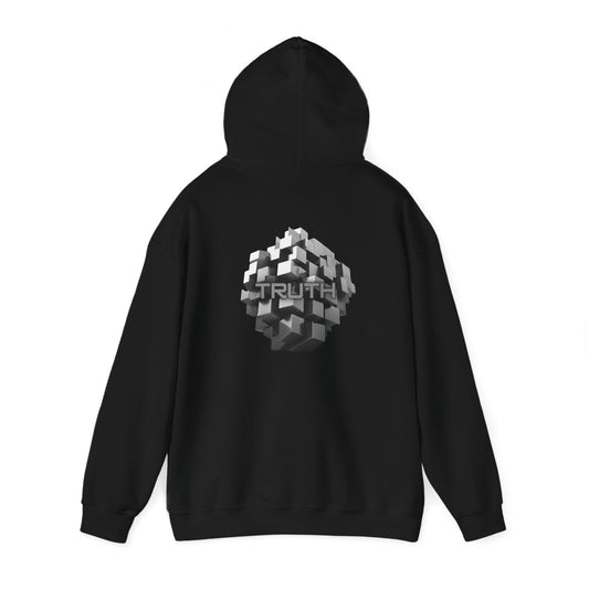 Truth (printed on back) - Statement Graphic - Unisex Heavy Blend™ Hooded Sweatshirt