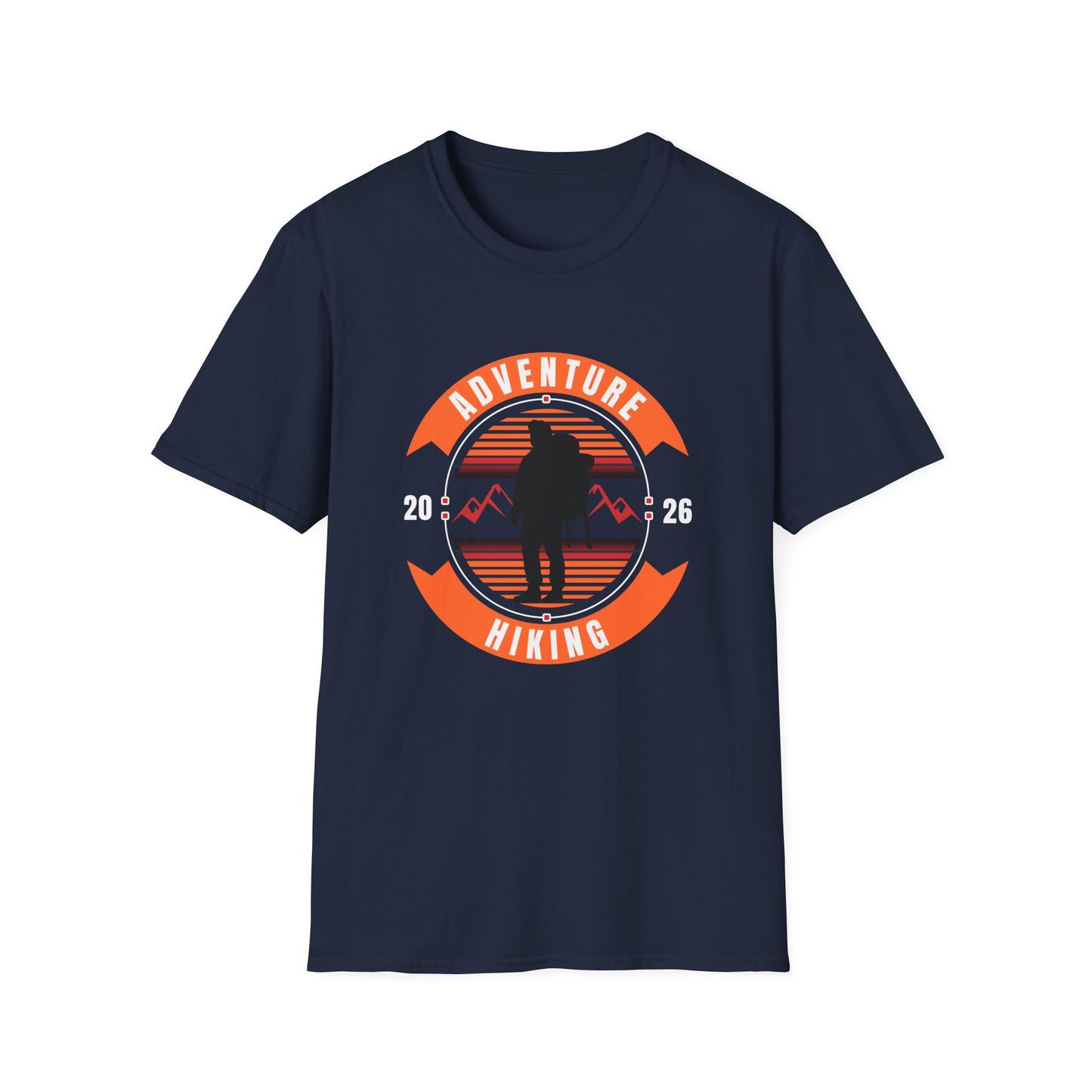 Adventure Hiking - Statement graphic - Unisex Softstyle T-Shirt