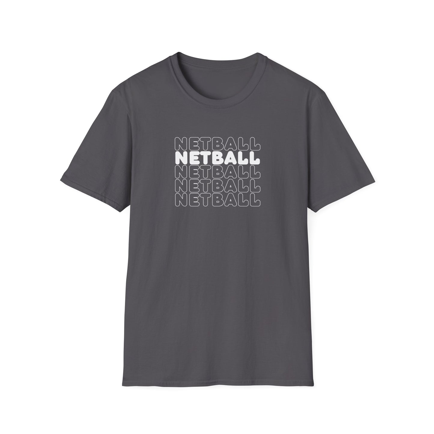 Netball x 5 - Unisex Softstyle T-Shirt
