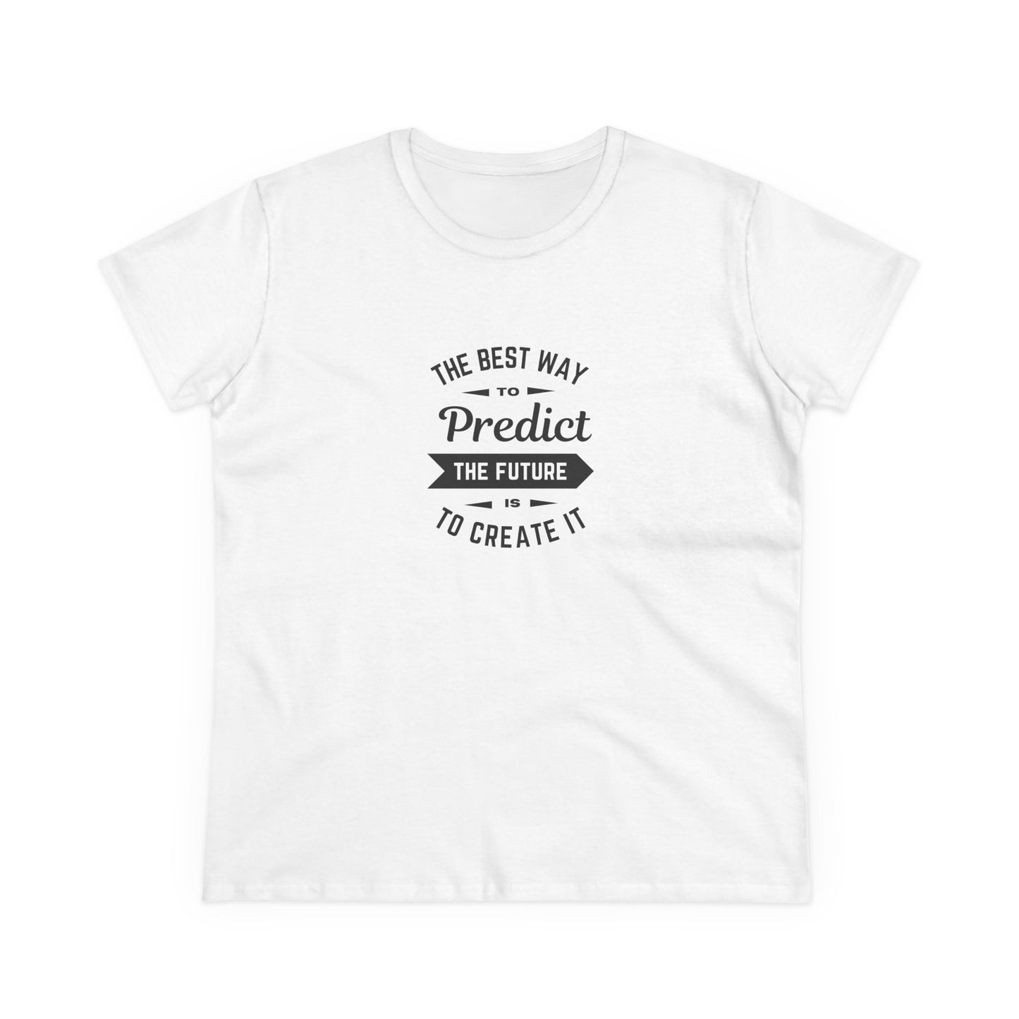 Best way to predict the future is to create it - Women's Midweight Cotton Tee