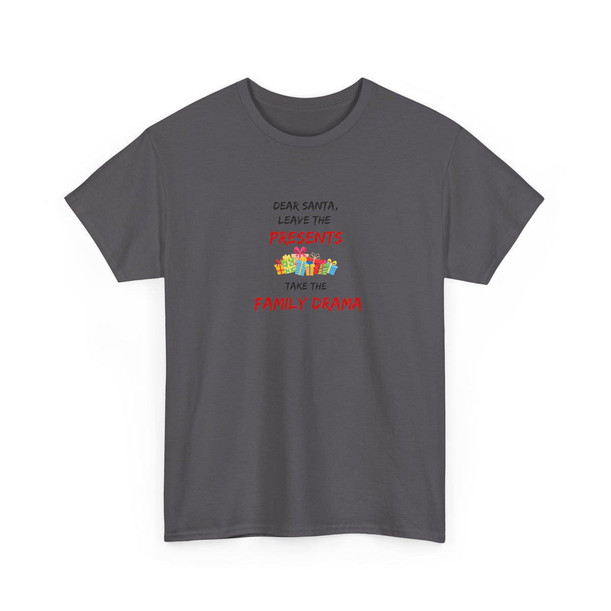 Family Drama - Christmas - Unisex Heavy Cotton Tee