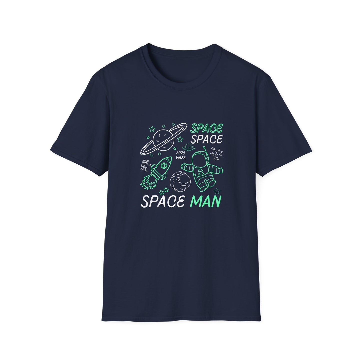 Space Man - Unisex Softstyle T-Shirt