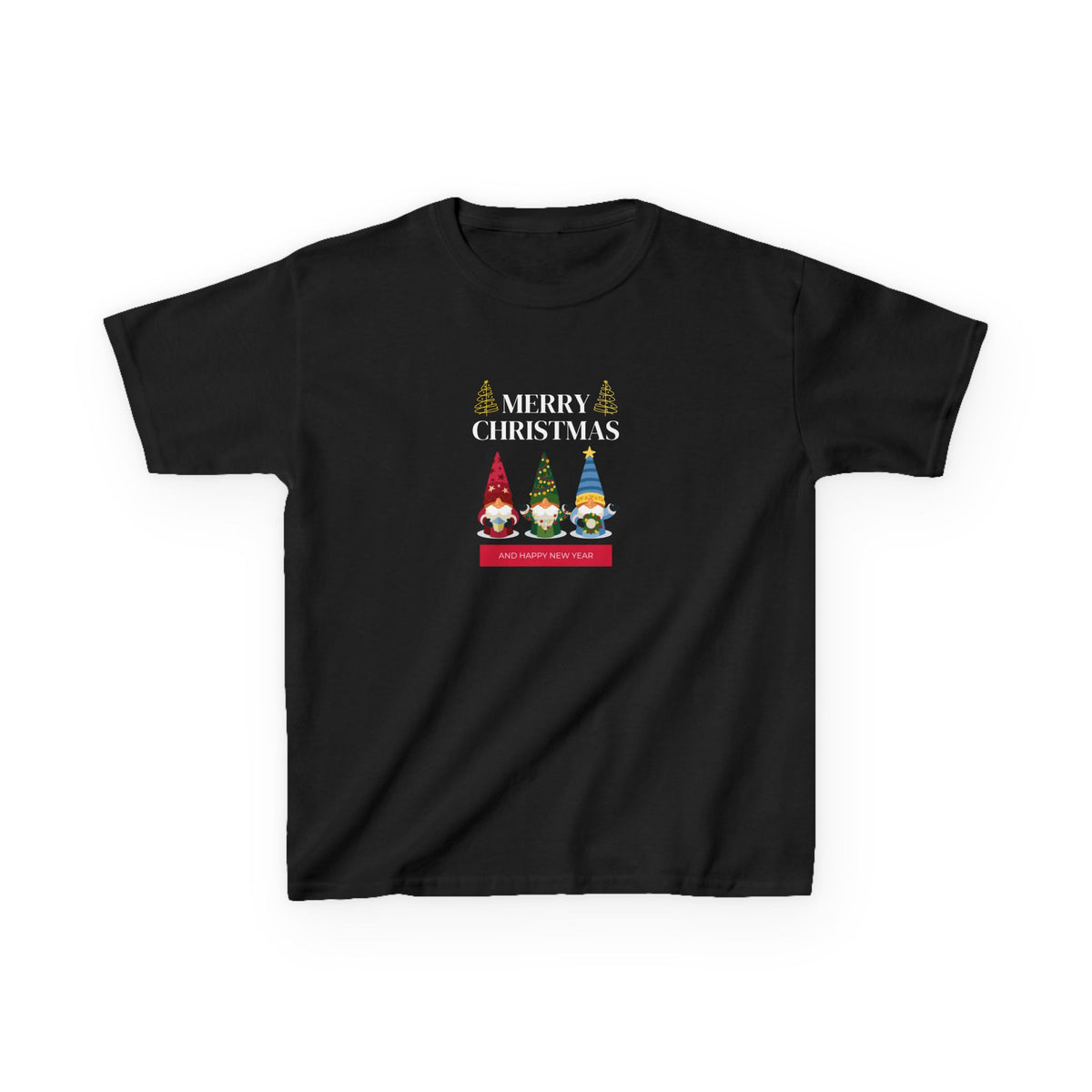 Merry Christmas 3 gnomes - Youth/Kids Heavy Cotton Tee