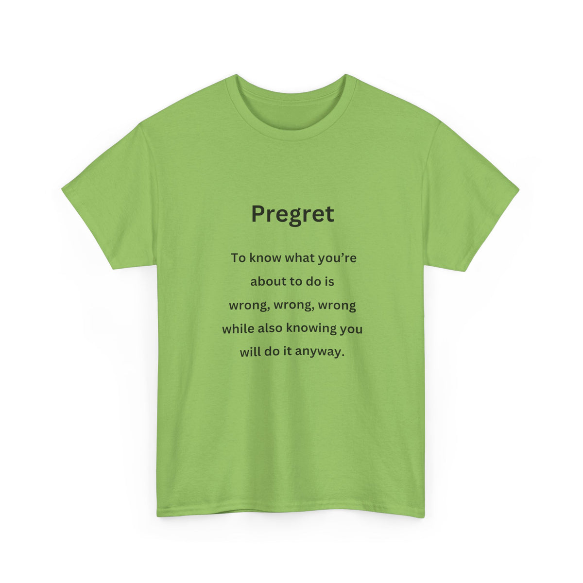 Pregret - Urban Words - Unisex Heavy Cotton Tee