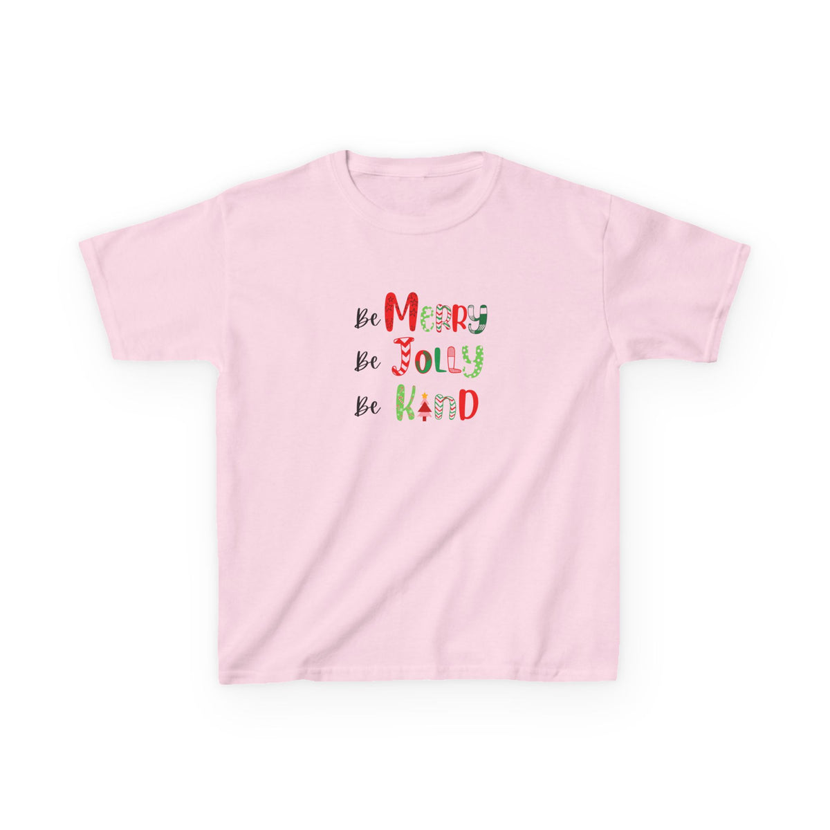 Be Merry, Be Jolly, Be Kind - Youth / Kids Heavy Cotton™ Tee