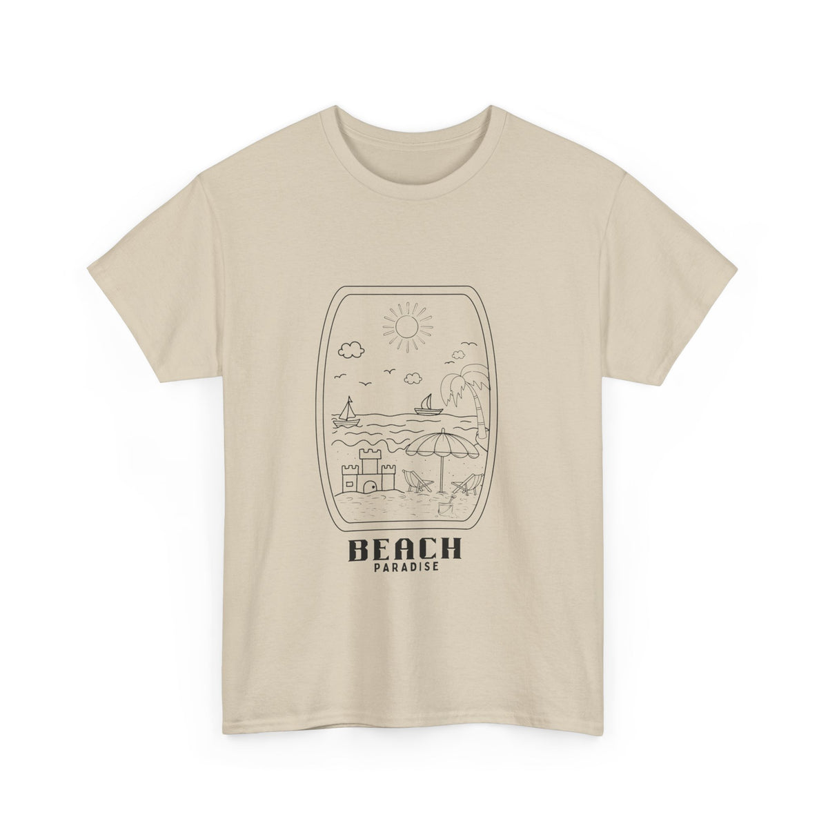 Beach Paradise - Unisex Heavy Cotton Tee