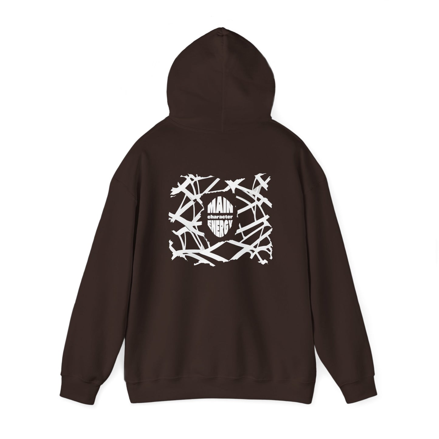 Main Character Energy (printed on back) - Modern Vibes - Unisex Heavy Blend™ Hooded Sweatshirt