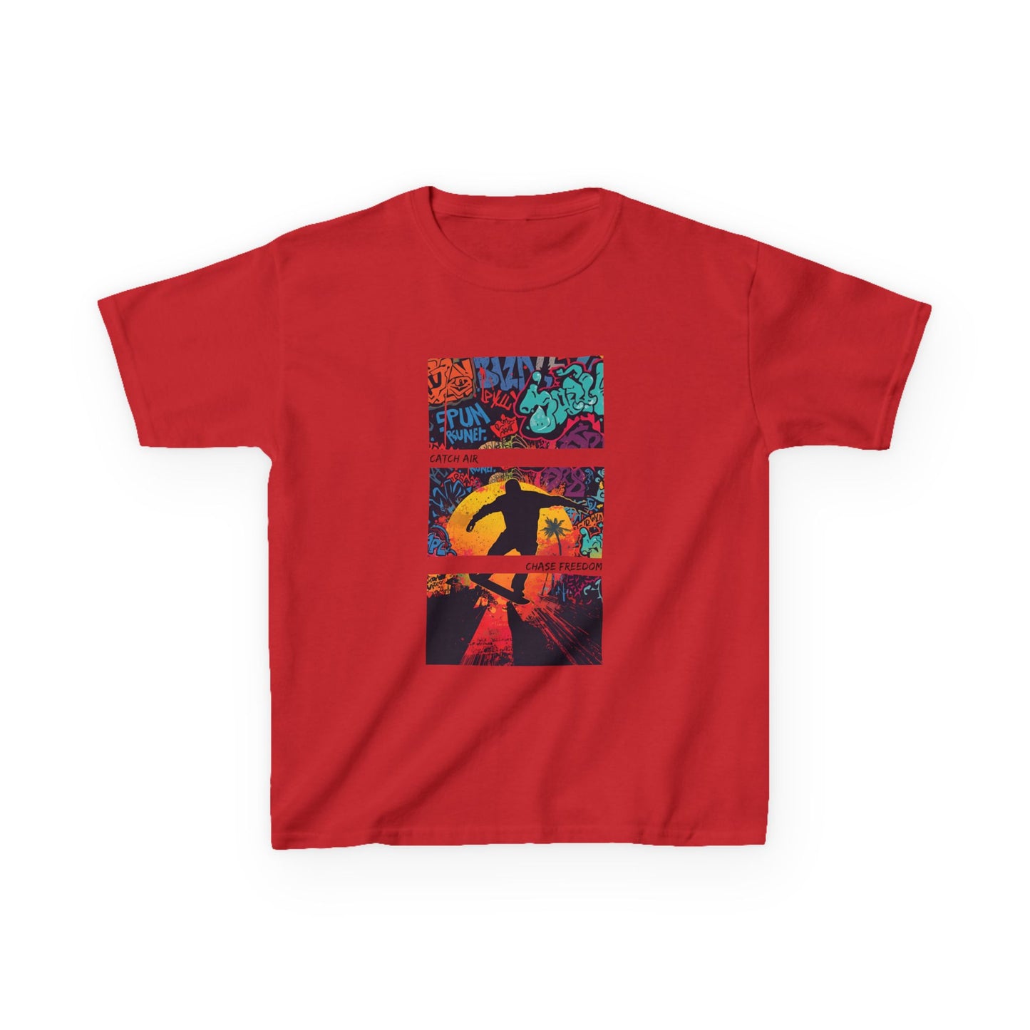 Catch Air, Chase Freedom - Youth / Kids Heavy Cotton™ Tee