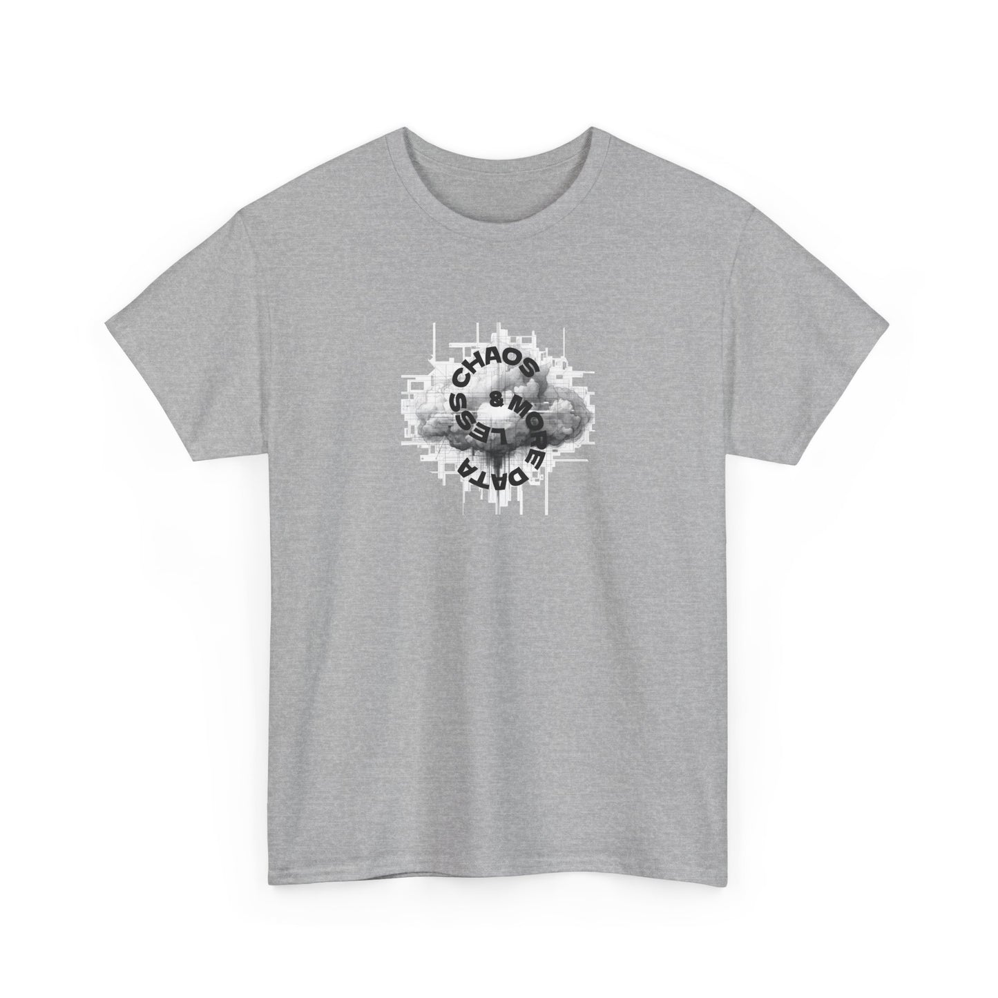 Less Chaos, More Data - Unisex Heavy Cotton Tee