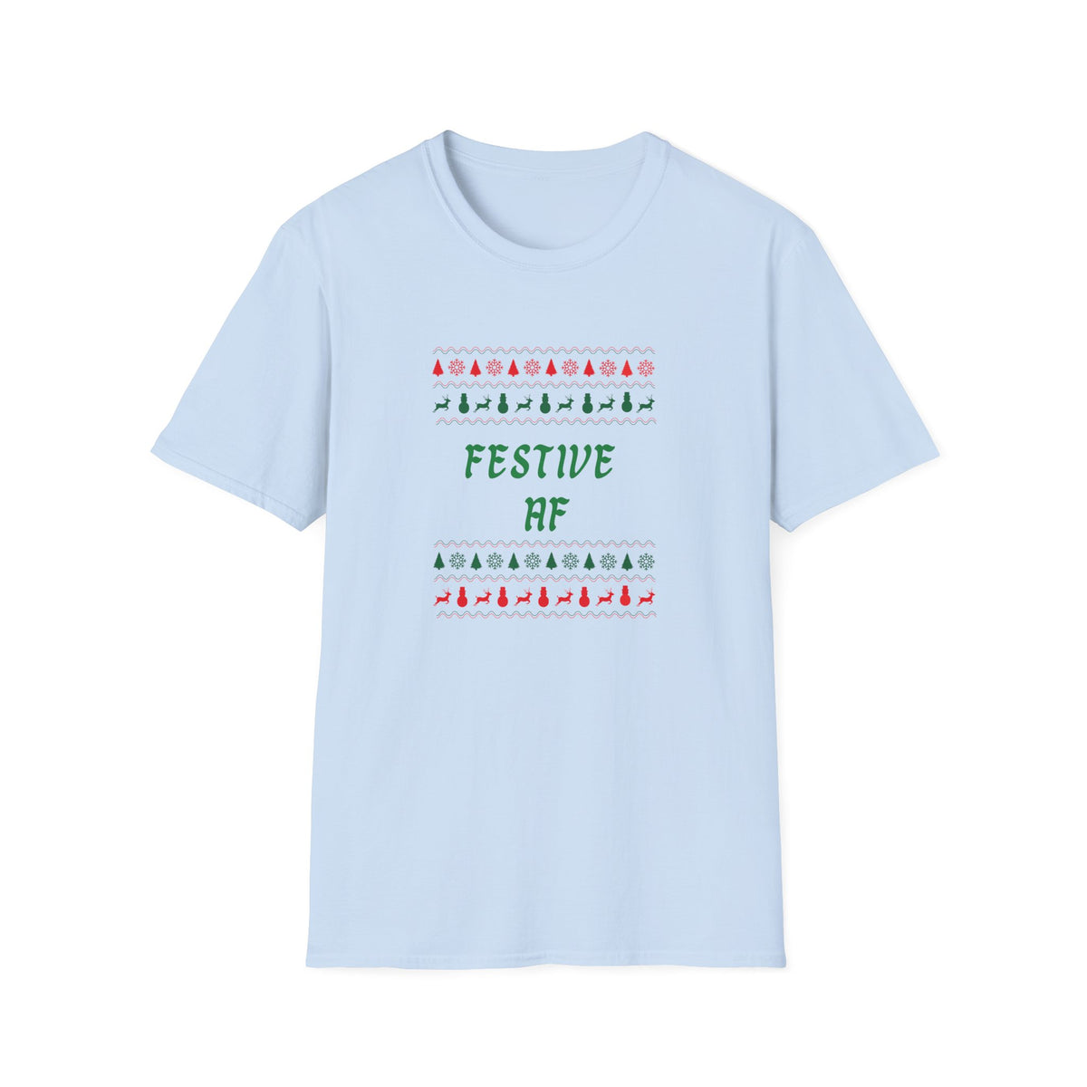 Festive AF - Unisex Softstyle T-Shirt