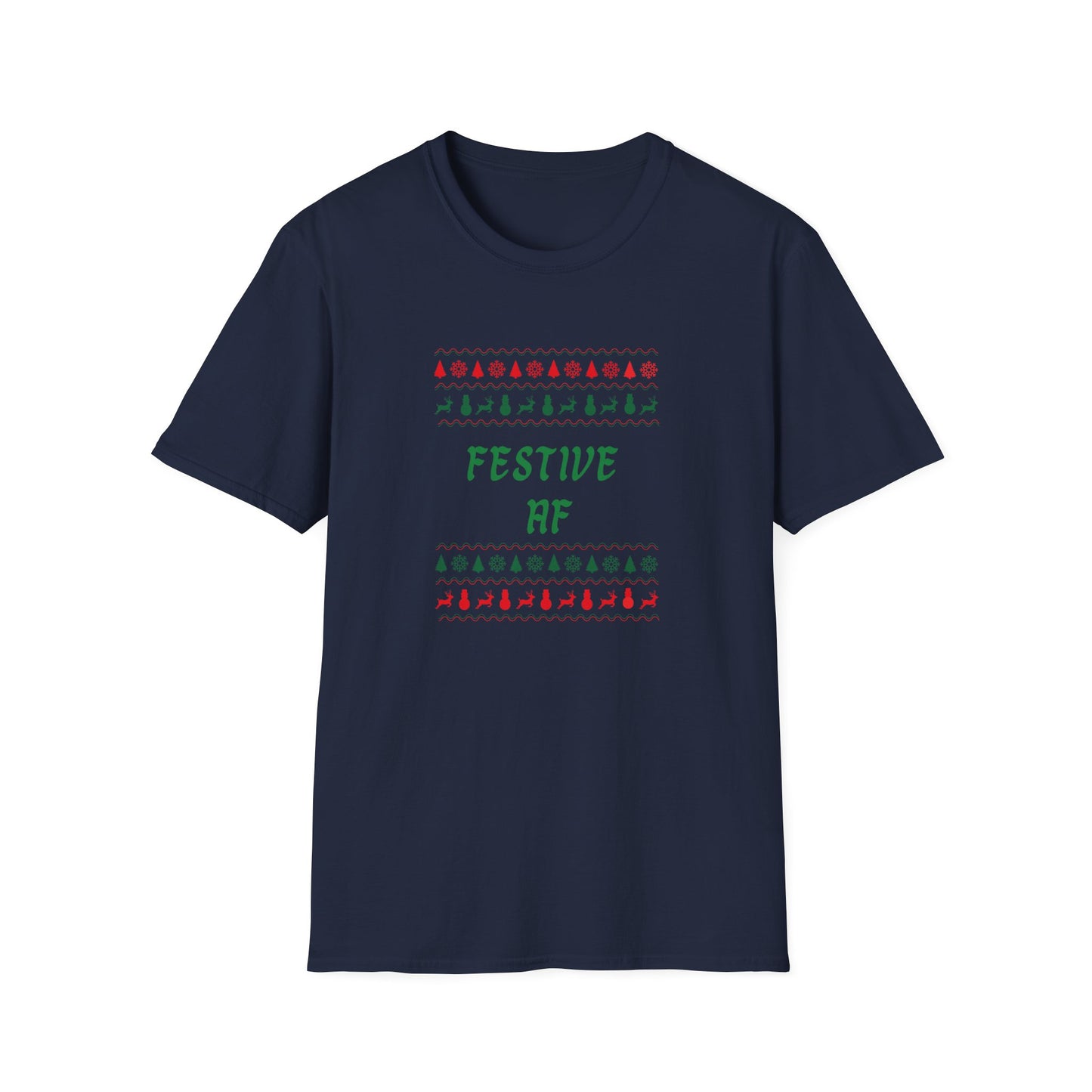 Festive AF - Unisex Softstyle T-Shirt