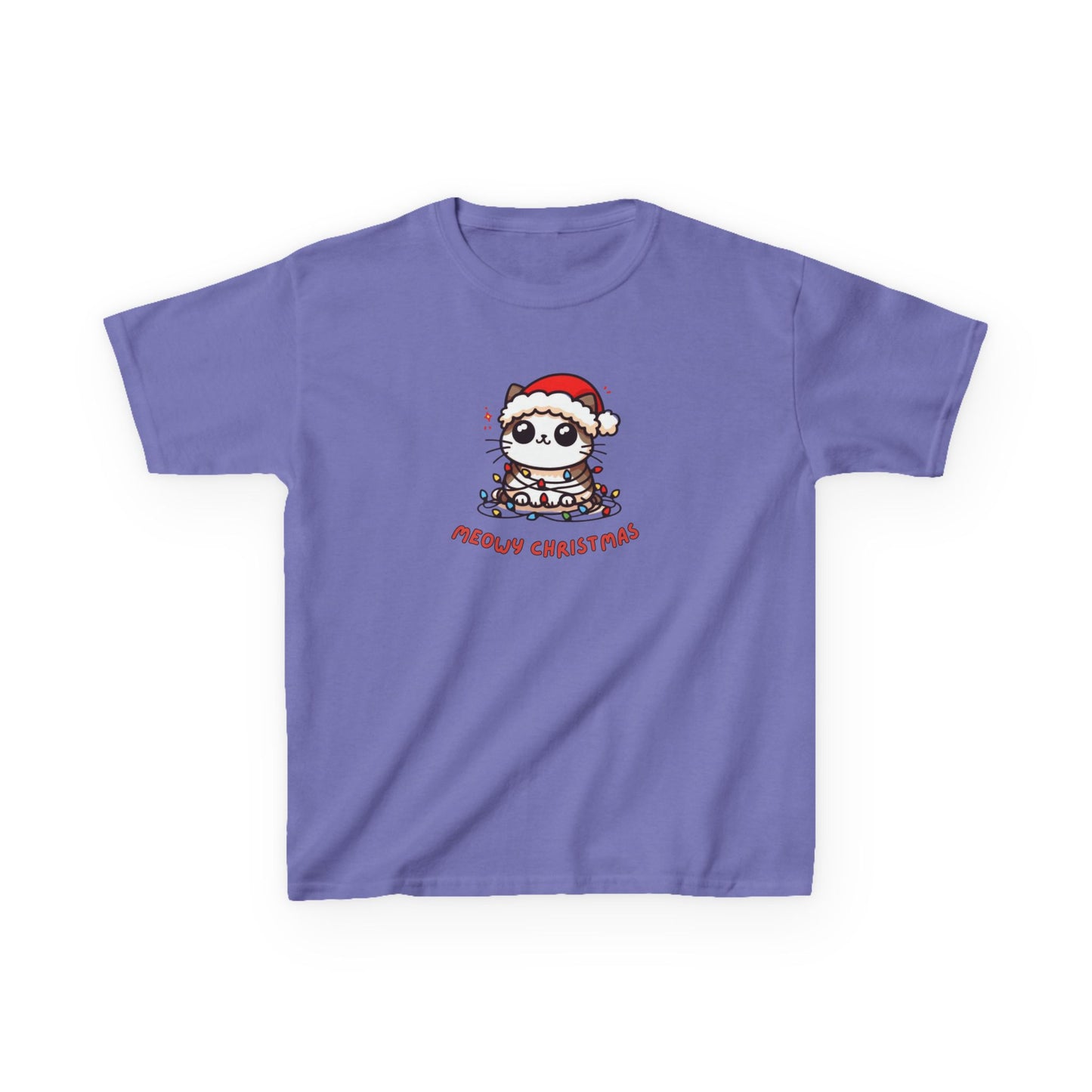 Meowy Christmas - Youth / Kids Heavy Cotton™ Tee