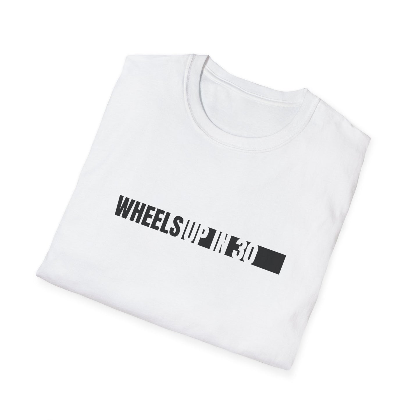Wheels up in 30 (Criminal Minds) - Unisex Softstyle T-Shirt