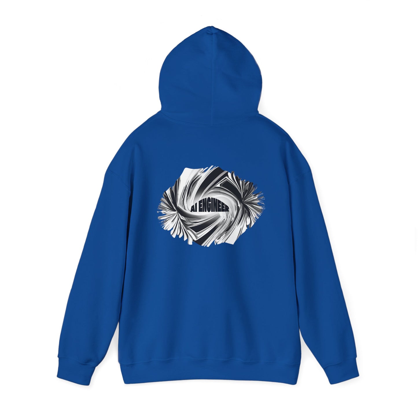 AI Engineer (printed on back) - Modern Vibes - Unisex Heavy Blend™ Hooded Sweatshirt