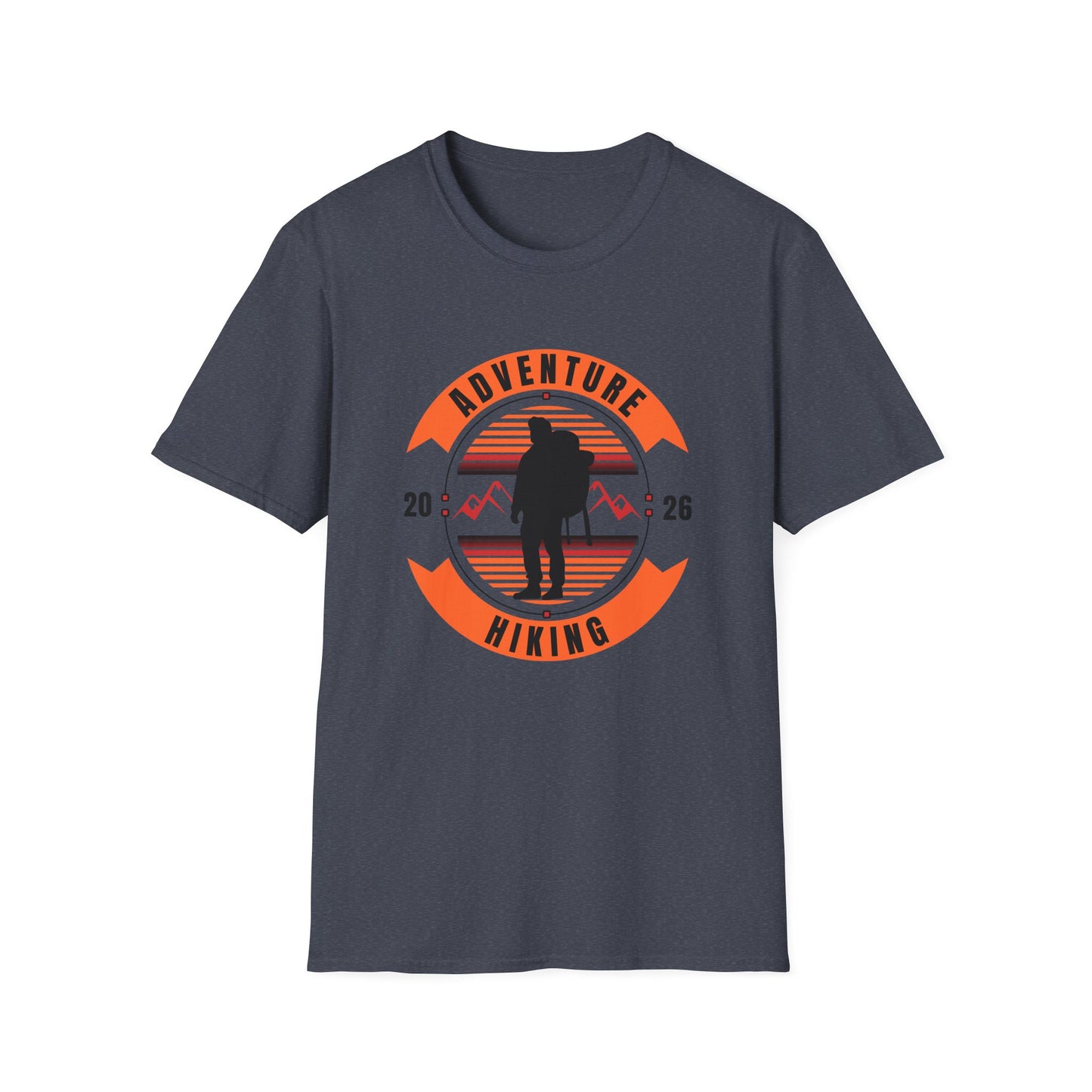 Adventure Hiking - Statement graphic - Unisex Softstyle T-Shirt