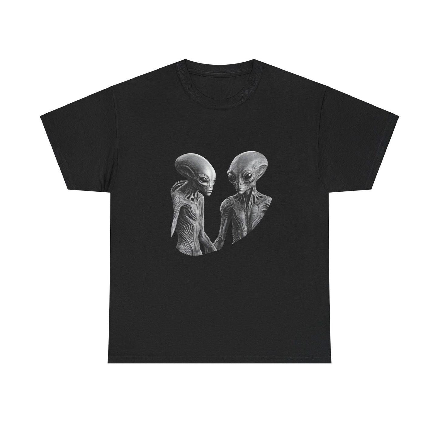 Aliens - Statement Graphic - Unisex Heavy Cotton Tee