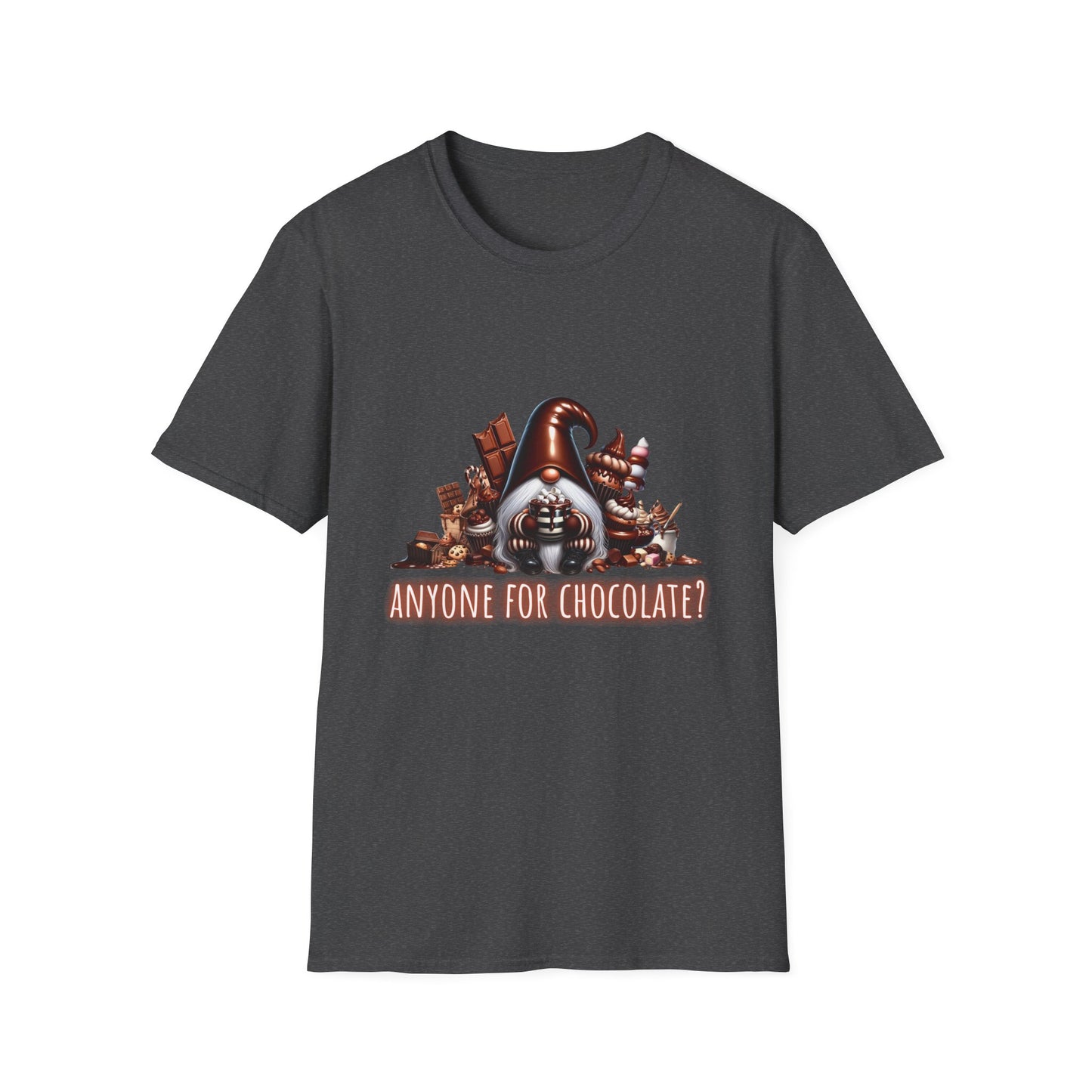 Anyone for Chocolate? Gnome - Unisex Softstyle T-Shirt