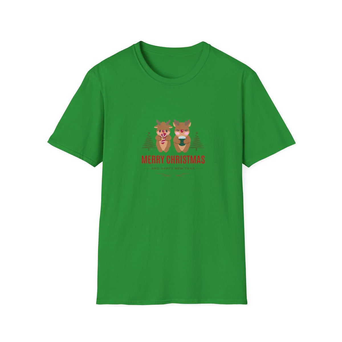 Reindeer Christmas - Unisex Softstyle T-Shirt