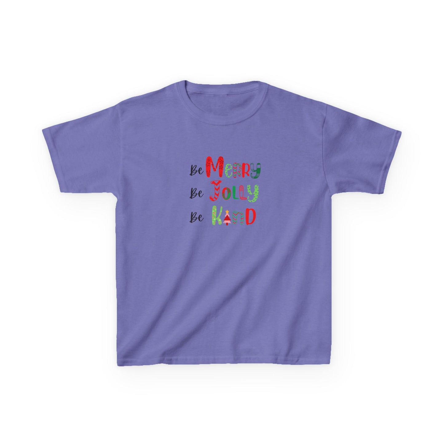 Be Merry, Be Jolly, Be Kind - Youth / Kids Heavy Cotton™ Tee