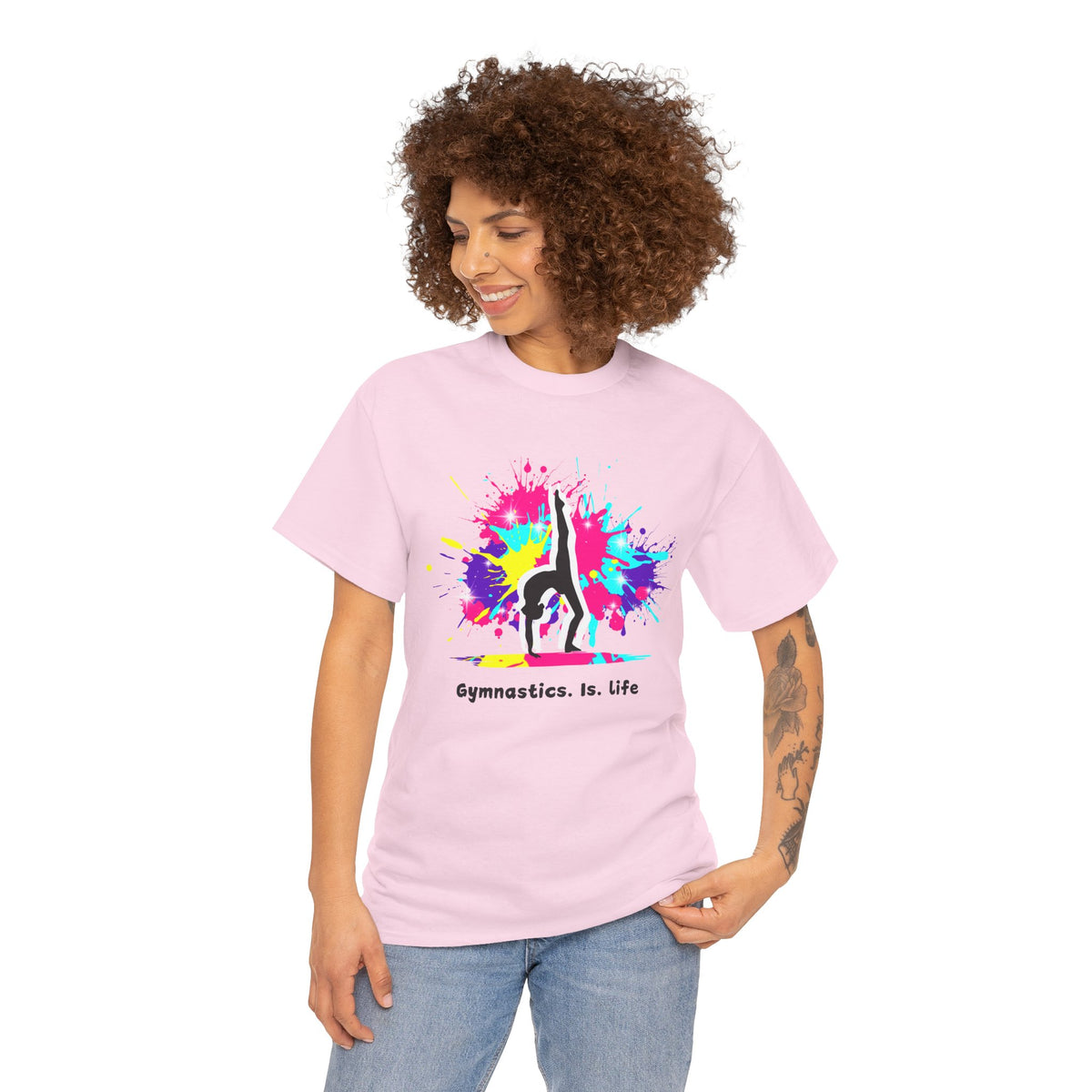 Gymnastics. Is. Life  - Unisex Heavy Cotton Tee