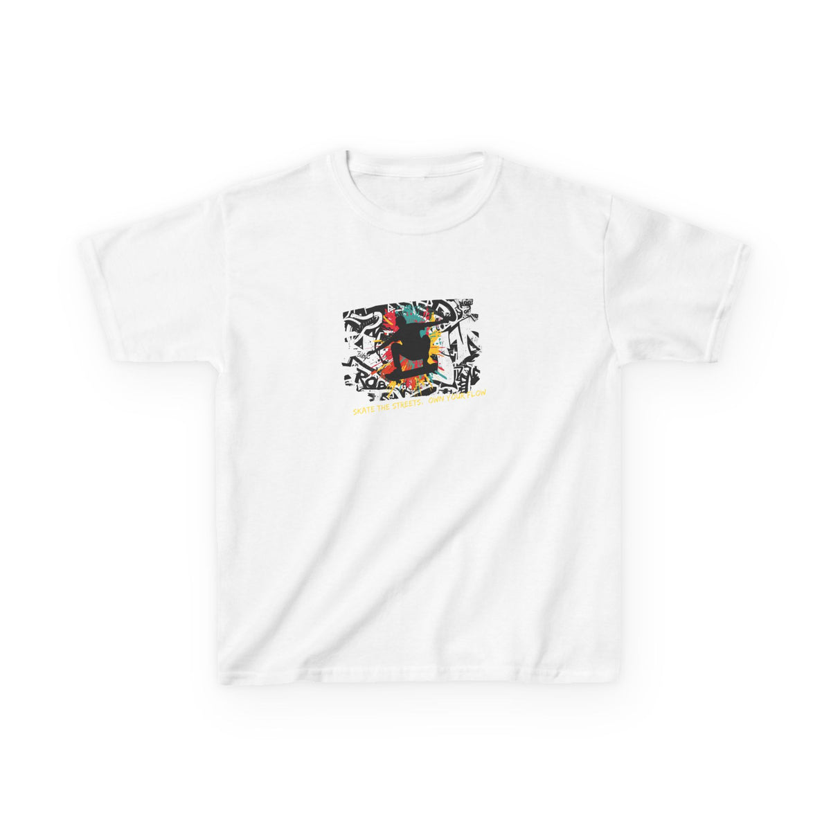 Skate the Streets - Own Your Flow - Youth / Kids Heavy Cotton™ Tee