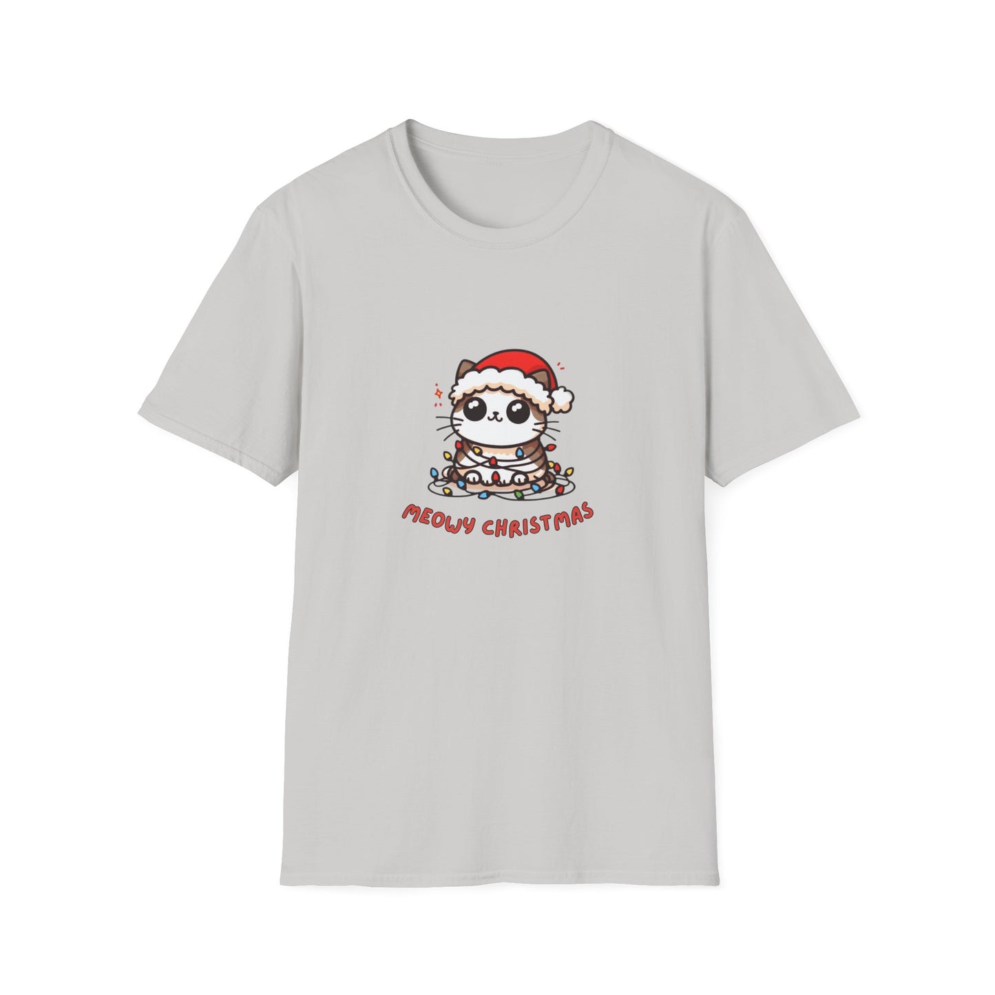 Meowy Christmas - Unisex Softstyle T-Shirt