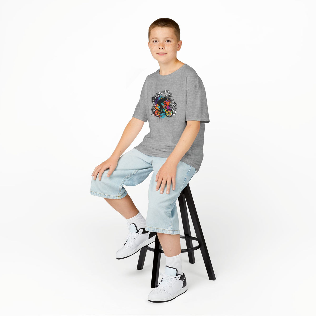 Infinite Spin (bike) - Youth / Kids Heavy Cotton™ Tee