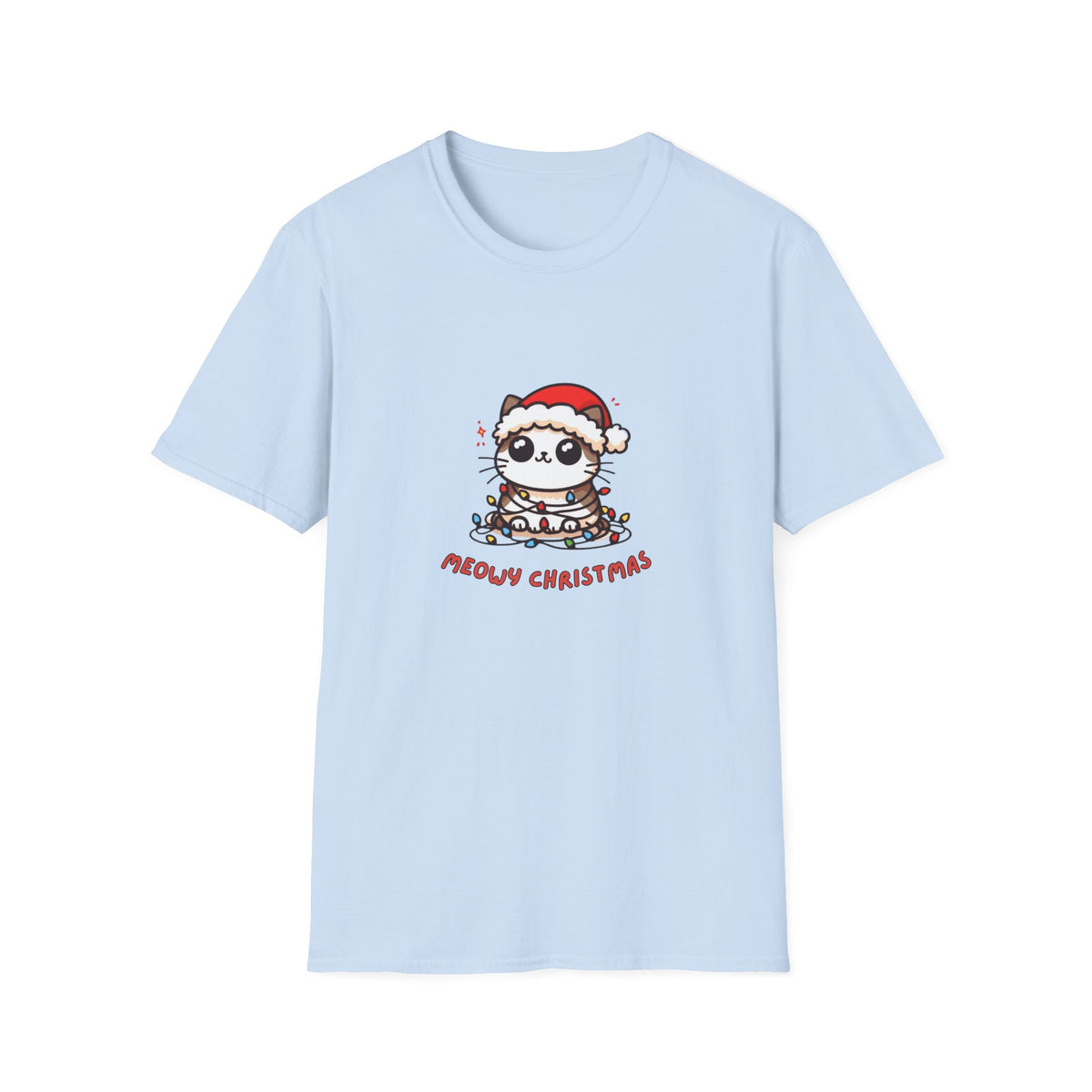 Meowy Christmas - Unisex Softstyle T-Shirt