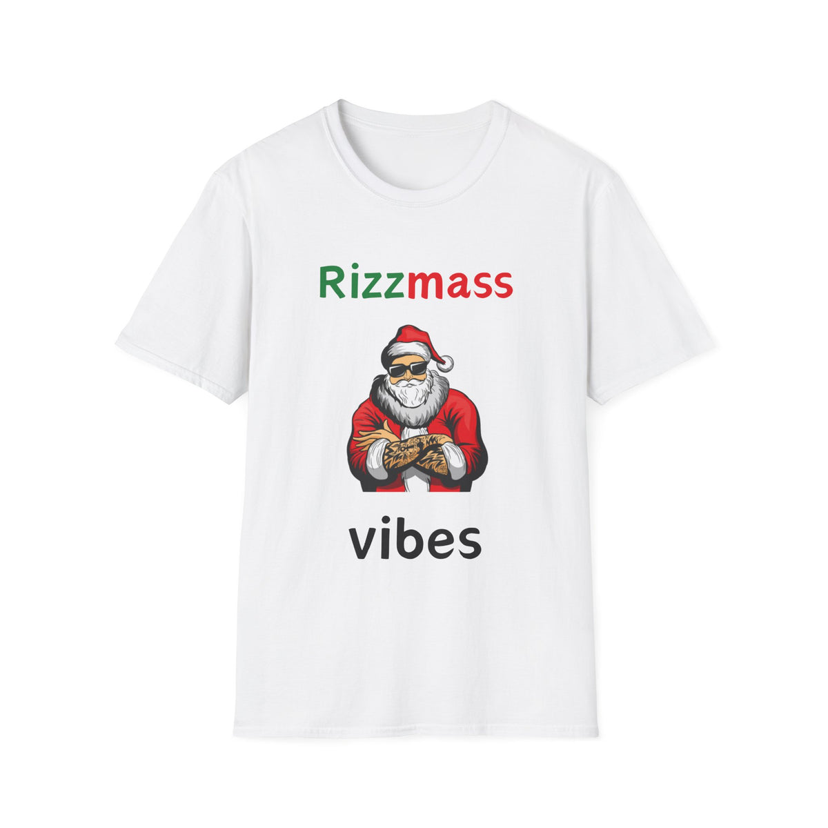 Rizzmass Vibes - Christmas - Unisex Softstyle T-Shirt