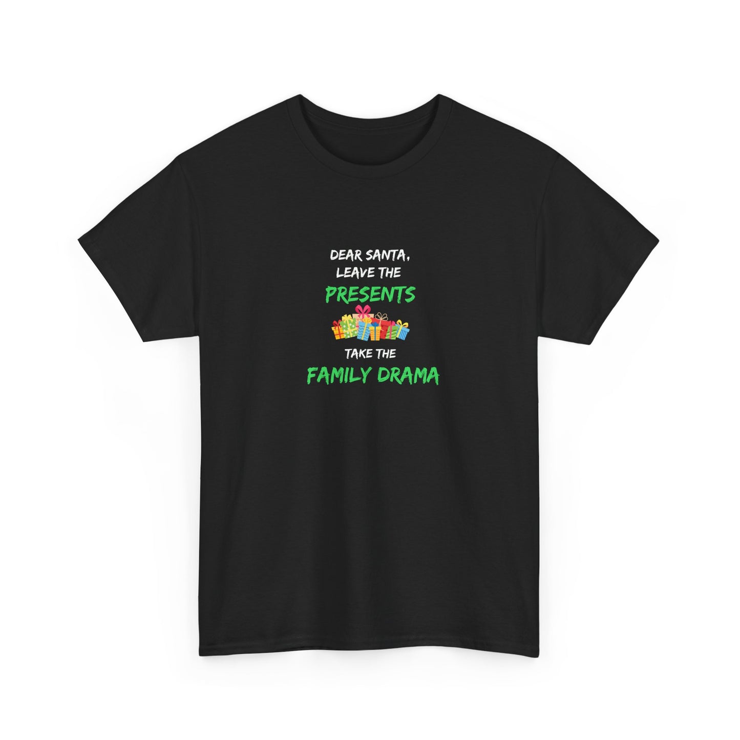 Family Drama - Christmas - Unisex Heavy Cotton Tee