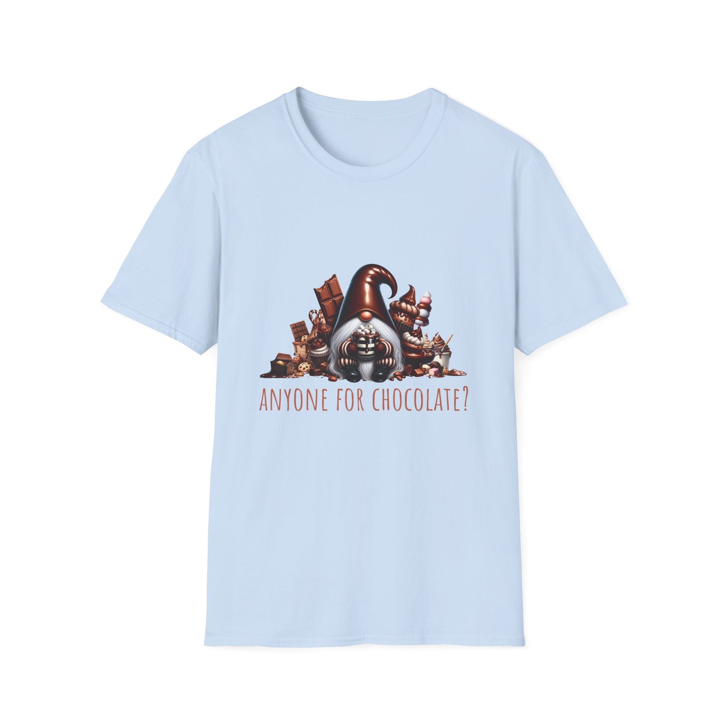Anyone for Chocolate? Gnome - Unisex Softstyle T-Shirt