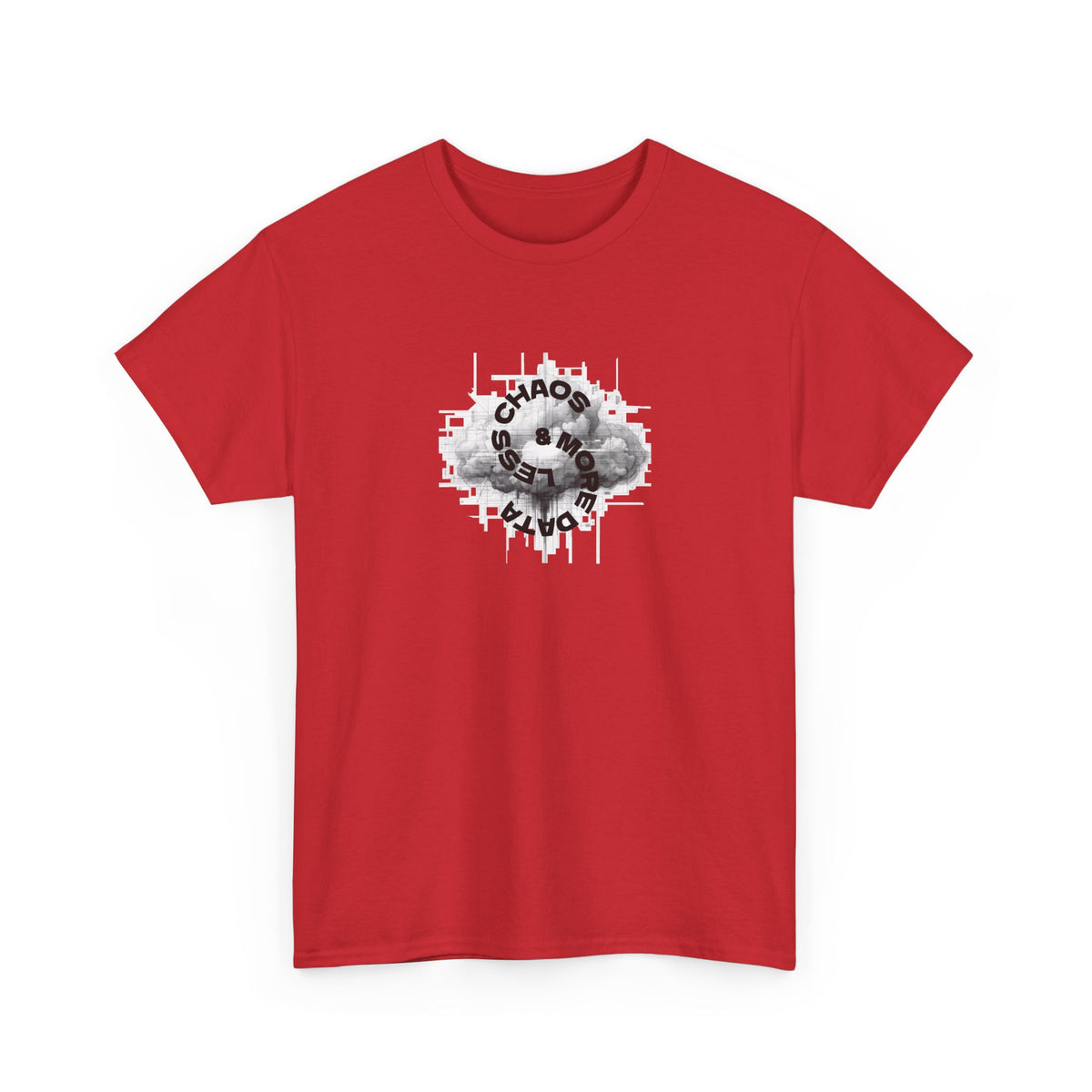 Less Chaos, More Data - Unisex Heavy Cotton Tee