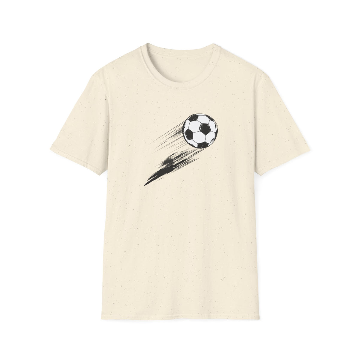 Soccerball Swoosh - Unisex Softstyle T-Shirt
