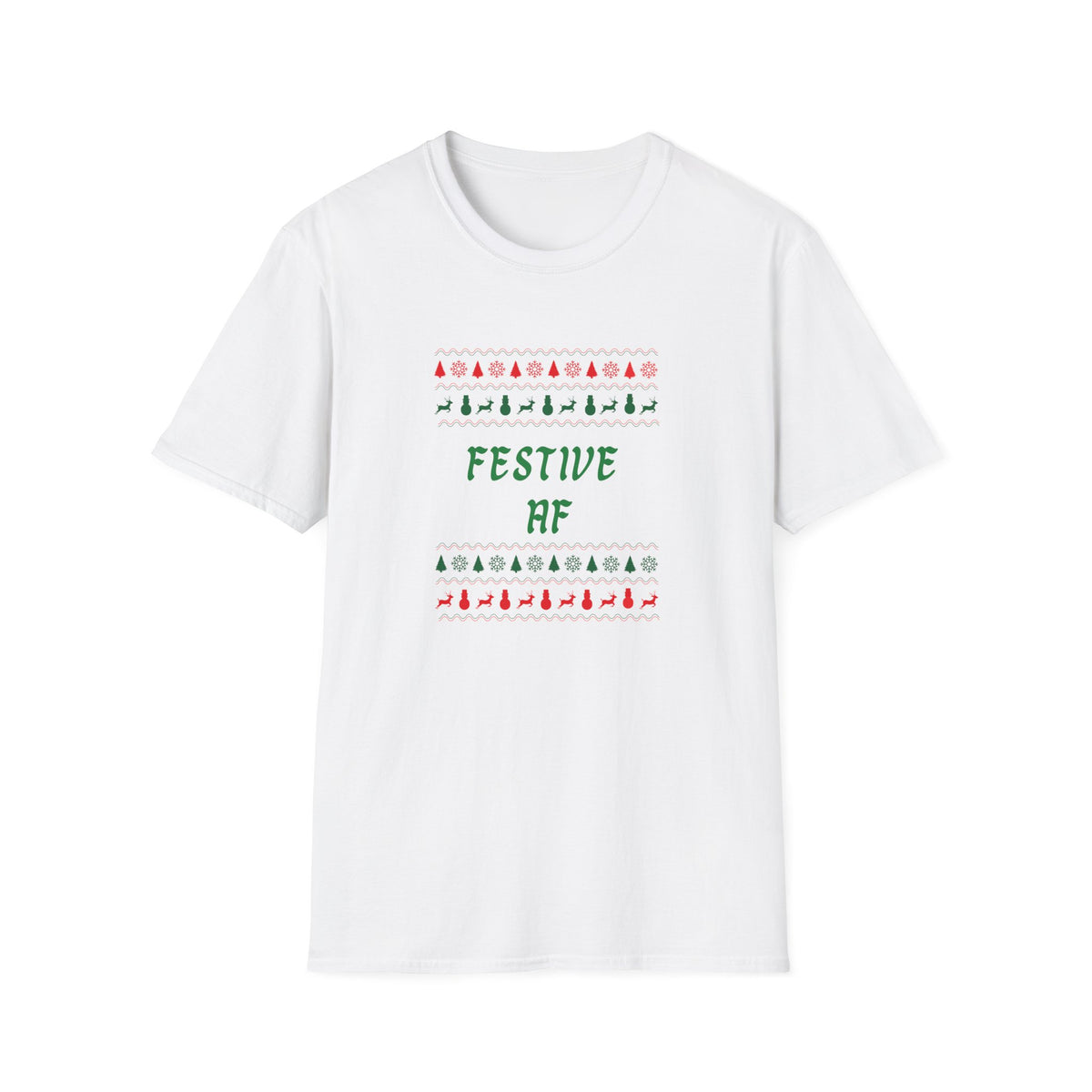 Festive AF - Unisex Softstyle T-Shirt