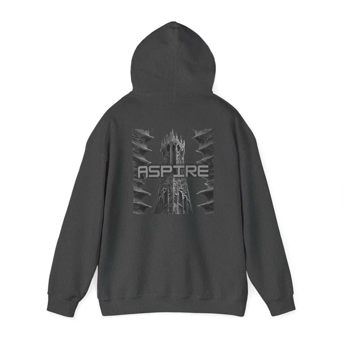 Aspire (printed on back) - Statement Graphic - Unisex Heavy Blend™ Hooded Sweatshirt