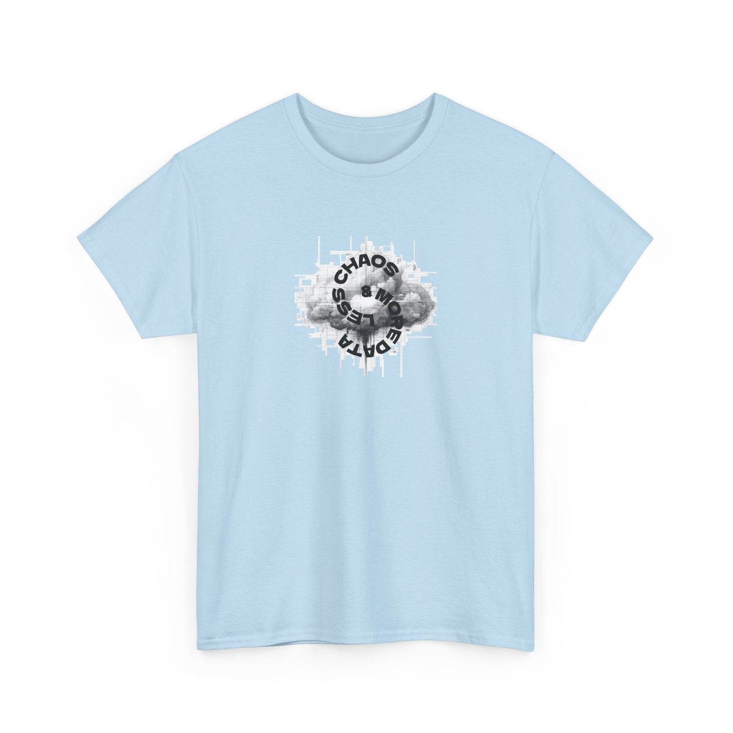 Less Chaos, More Data - Unisex Heavy Cotton Tee
