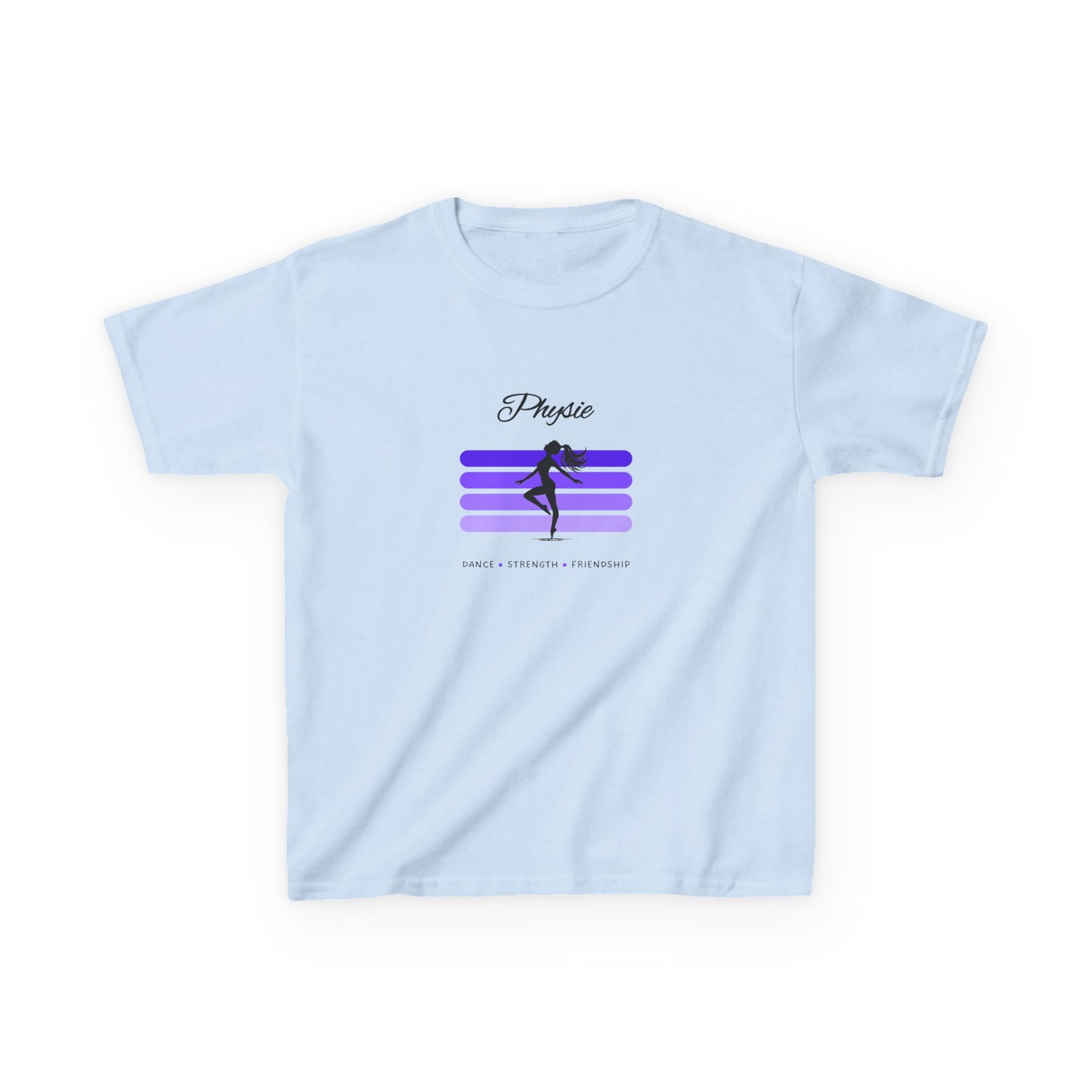Physie. Dance. Strength. Friendship (purple) - Youth / Kids Heavy Cotton™ Tee