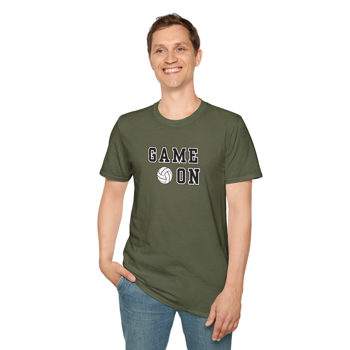 Game On Volleyball - Unisex Softstyle T-Shirt