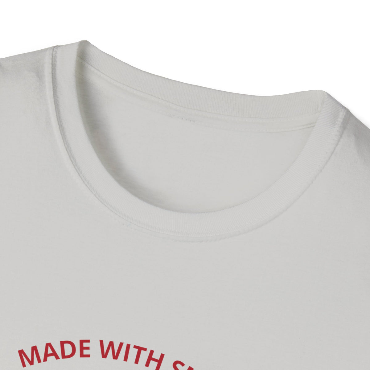 White Xmas (red) - Unisex Softstyle T-Shirt