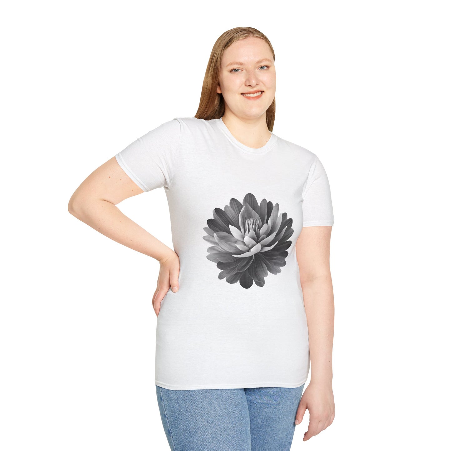 Flower - Statement Graphic - Unisex Softstyle T-Shirt