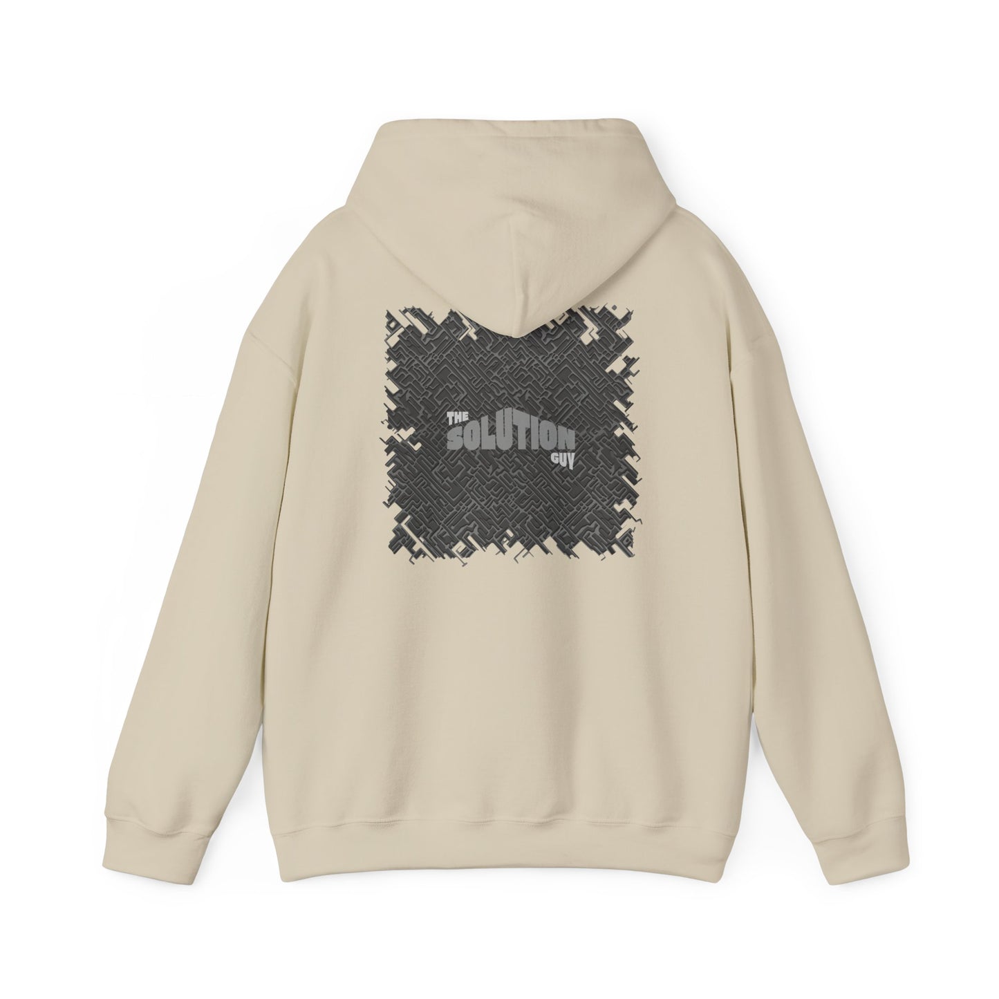 The Solution Guy (printed on back) - Modern Vibes - Unisex Heavy Blend™ Hooded Sweatshirt